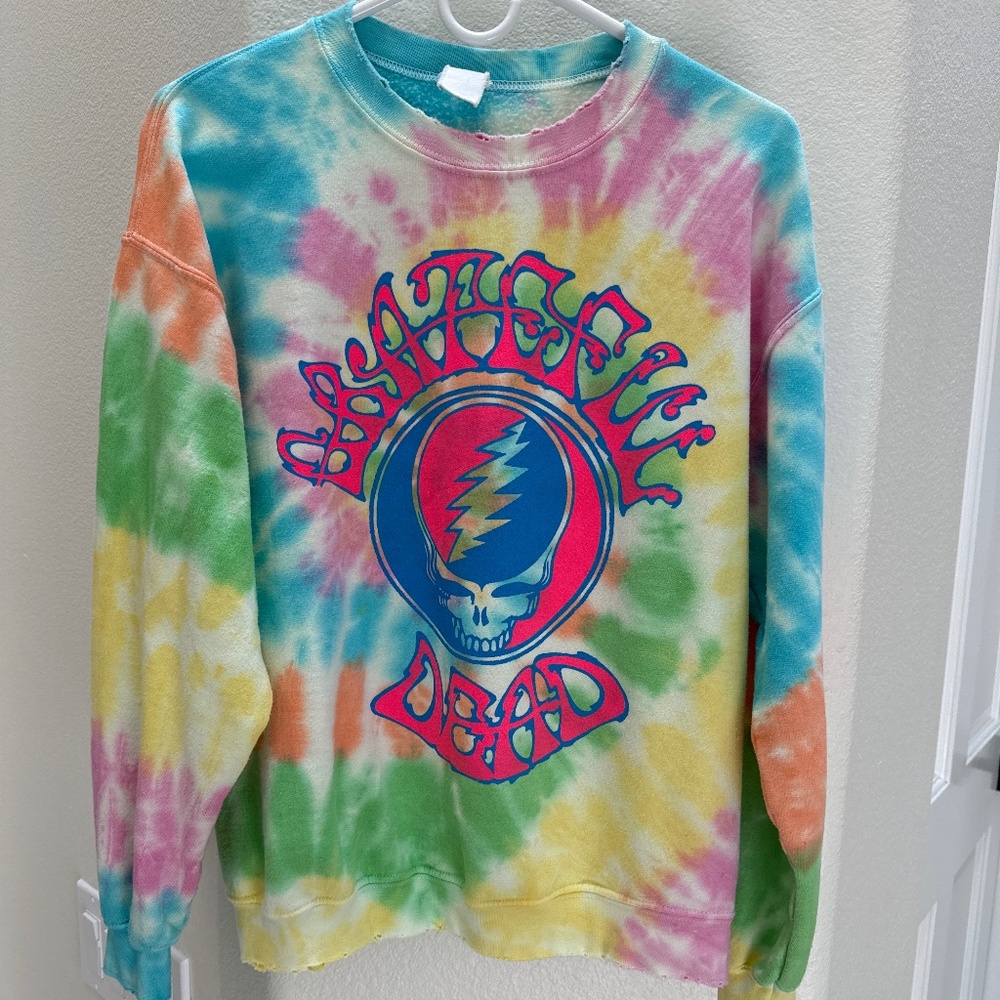 MadeWorn Tie-Dye Grateful Dead Sweatshirt